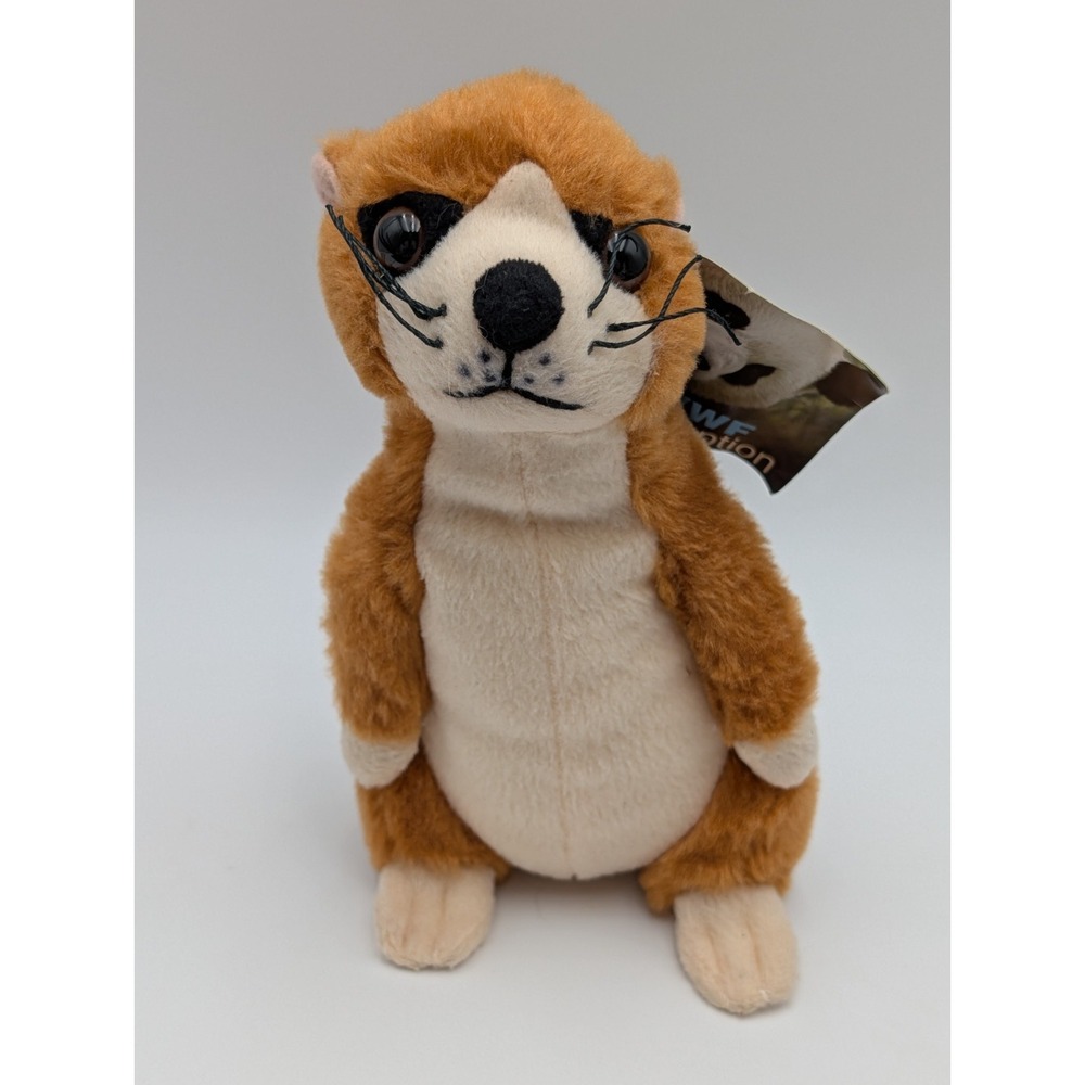 Fiesta World Wildlife Meerkat Plush 7 Inch Brown Stuffed Animal‎ Toy